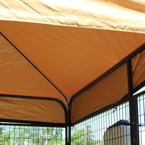 8' X 12' Ultimate Dog Kennel Standard (Powder-Coated)