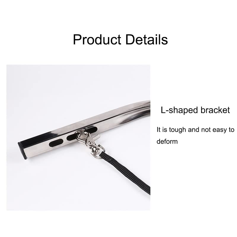 105cm Pets Grooming Bracket with Sling Adjustable Steel Suspender Grooming Table Arm Support Dog Cat Holder for Bath Desk
