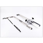 105cm Pets Grooming Bracket with Sling Adjustable Steel Suspender Grooming Table Arm Support Dog Cat Holder for Bath Desk