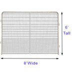 8' X 24' Basic Dog Kennel Pro (Galvanized)