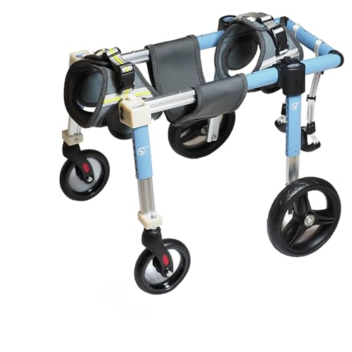 Adjustable Dog Wheelchair for Back Legs, Full Support li Aid for Mum to Lar Dogs, Hip Brace & Pet Wheel Chair for Enhanced li & Independence
