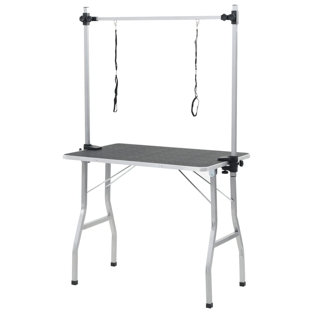 Animals & Pet Supplies,Pet Supplies,Pet Grooming Supplies,Bath Grooming Table for Dogs Cats Pets Adjustable 2 Loops
