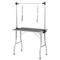 Animals & Pet Supplies,Pet Supplies,Pet Grooming Supplies,Bath Grooming Table for Dogs Cats Pets Adjustable 2 Loops