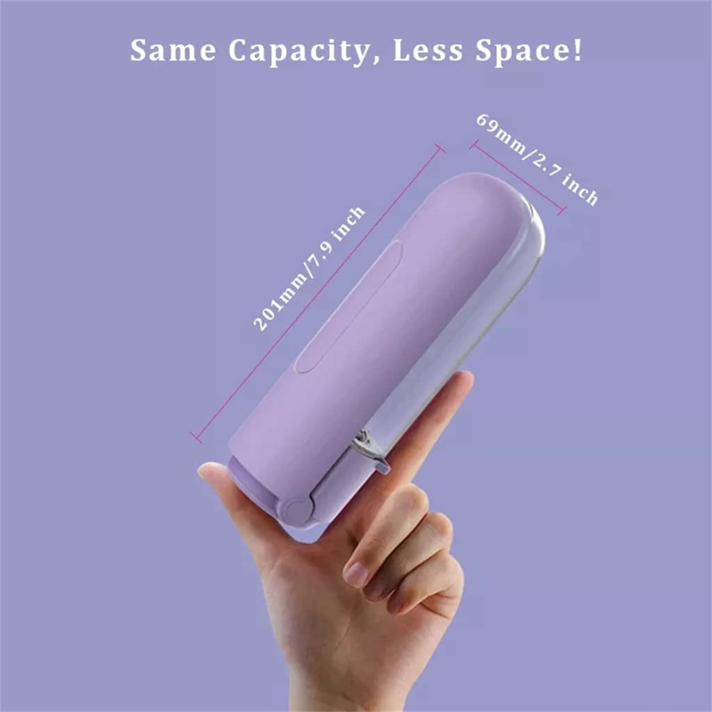 420ml Foldable Dog Water Bottle Leakproof Pet Drinking Bottle for Dogs Outdoor Portable Dog Waterer Dog Supplies (Purple One size)