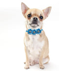 50/100pcs Dog Bow Tie Lots Flower Collar Diamod Accessories Small Dogs Cat Puppy Bowtie Bowties Pet Supplies