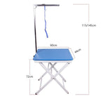 Adjustable Foldable Dog Grooming Table, Non-slip Surface Pet Supplies for Grooming Small and Medium Pets