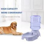 3.8L Automatic Pet Feeders Dog Drinking Bowl Large Capacity Water Food Holder Dogs Supplies(C)