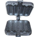 4pcs Commercial Use Non-stick LPG Gas Lolly Waffle Dog Machine Maker Baker & Stainless Steel Holder Stand