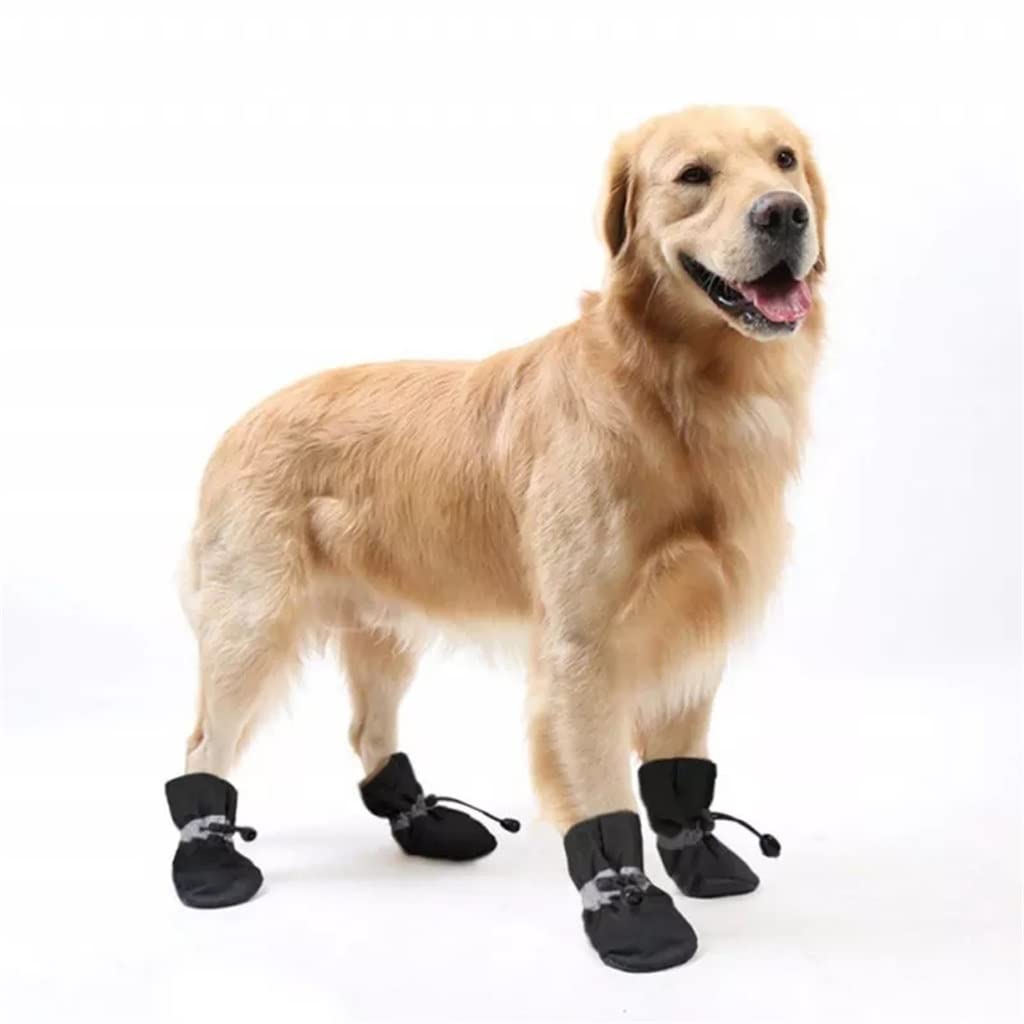 4pcs Antiskid Puppy Shoes Pet Protection Soft-Soled Pet Dog Shoes Winter Prewalkers Soft Supplies Pet Paw Care (Color : Blue Size : 1 Code) (Blue 4 code)