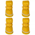 4pcs/Set Winter Pet Dog Shoes Small Warm Fleece Puppy Soft Supplies(D,Size 3)