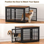 38" Heavy Duty Dog Crate Furniture for Large and Medium Dogs