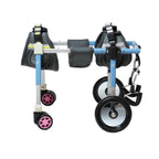 Adjustable Dog Wheelchair - 4-Wheel Mobility Aid for Disabled, Elderly, or Recovering Dogs - Lightweight & Durable Pet Support Cart,XXL