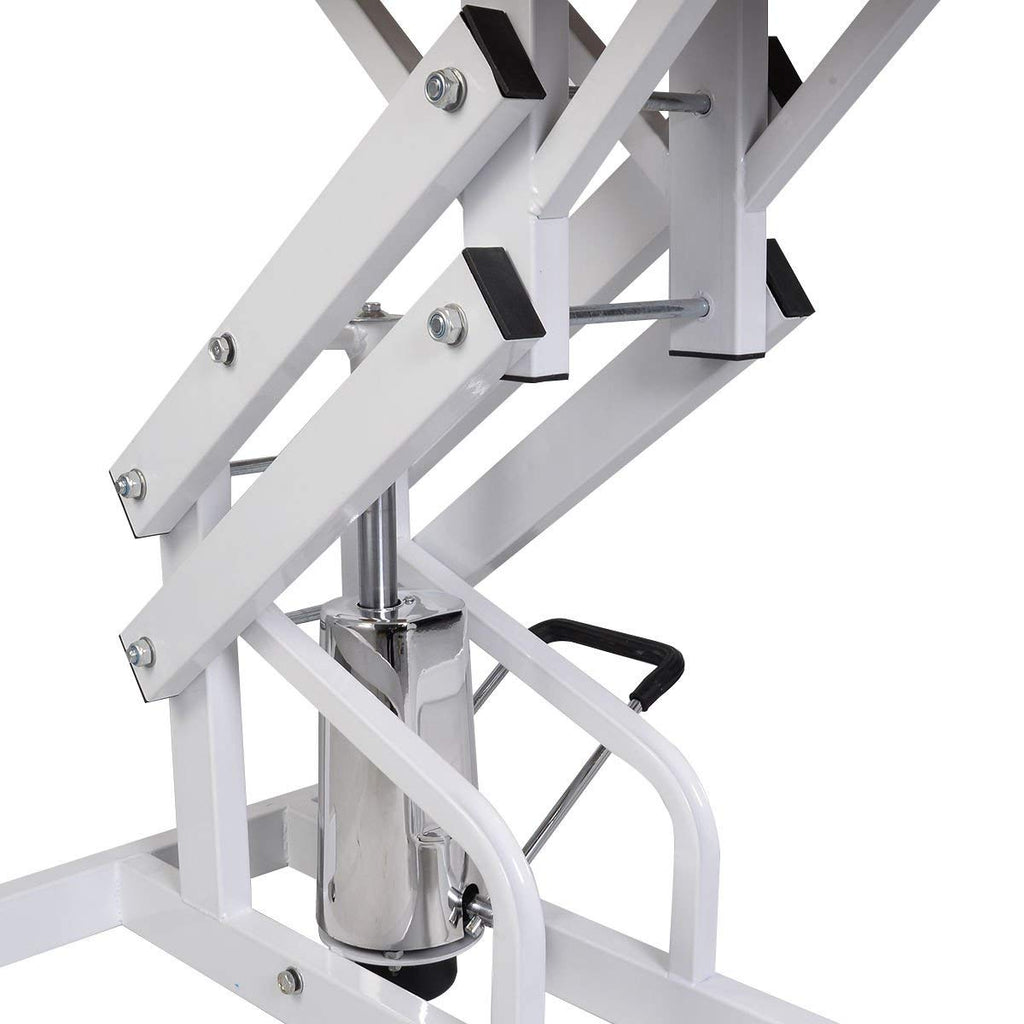 42" Z-Lift Hydraulic Dog Cat Pet Grooming Table Heavy Duty Big Size with Adjustable Arm Noose