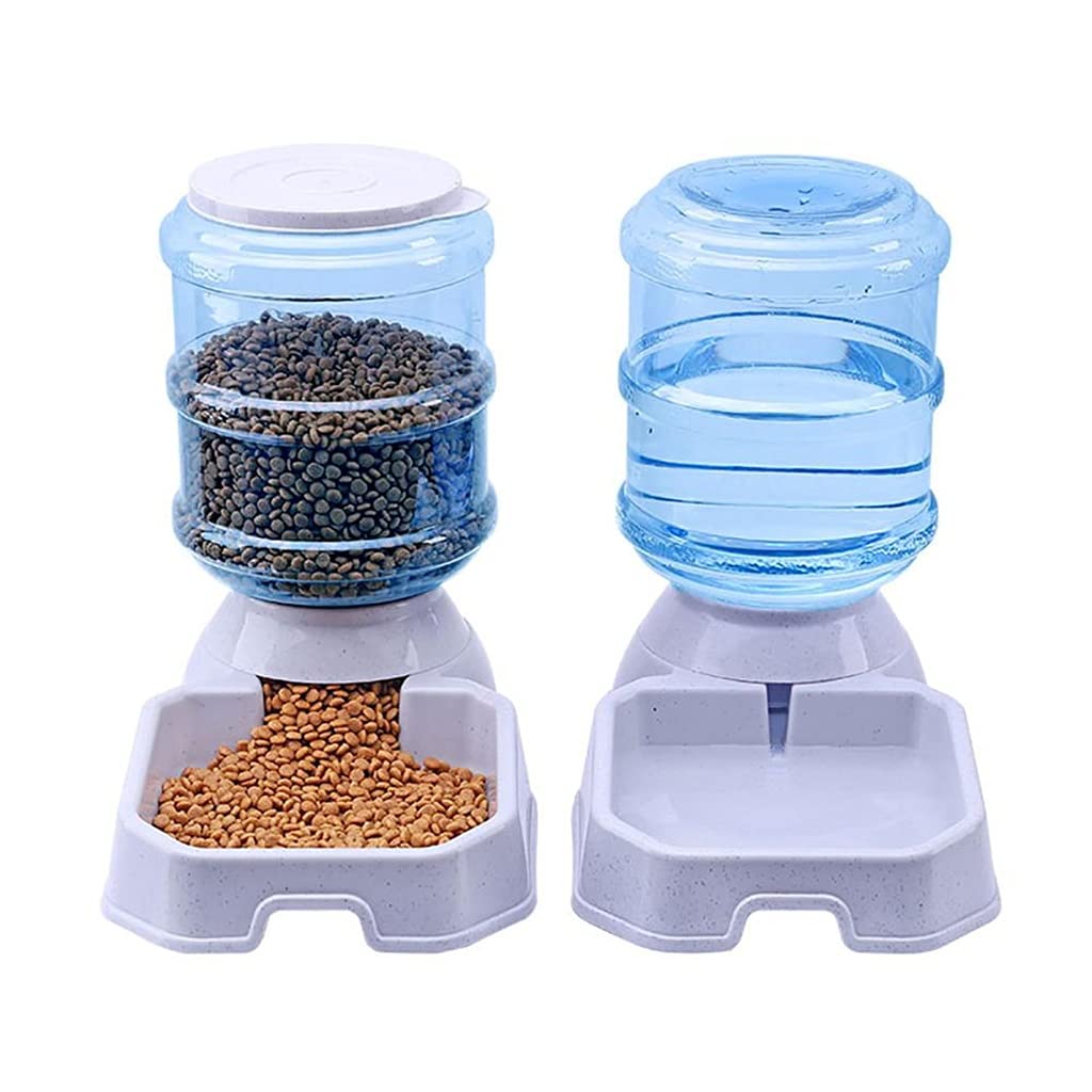 3.8L Automatic Pet Feeders Dog Drinking Bowl Large Capacity Water Food Holder Dogs Supplies(C)