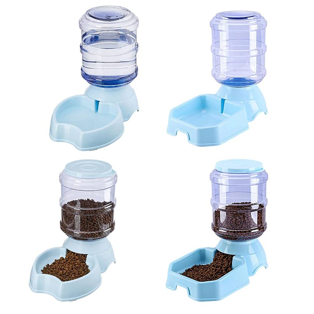 3.8L Automatic Pet Feeders Dog Drinking Bowl Large Capacity Water Food Holder Dogs Supplies(C)