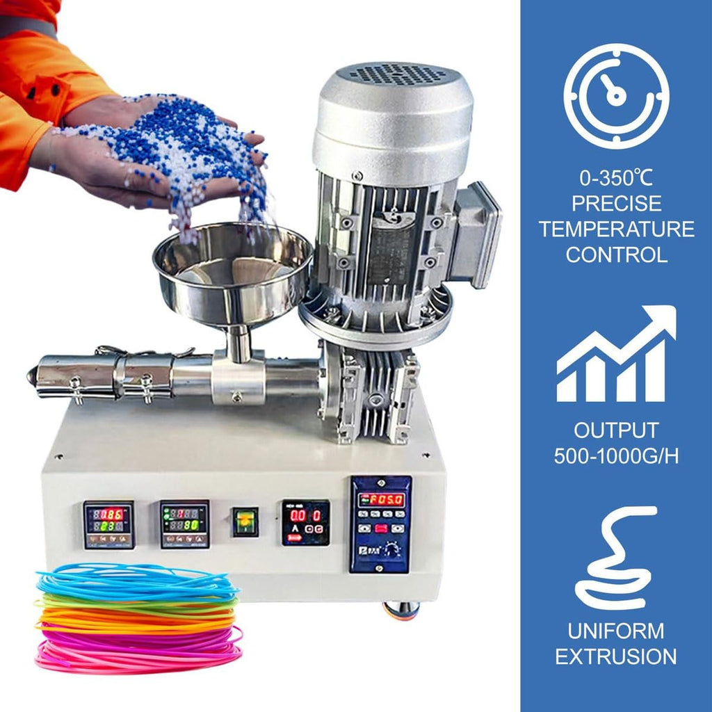 3D Printer Extruders,Desktop Plastic Recycled PET Filament Maker,Output Filament 500–1000g/H