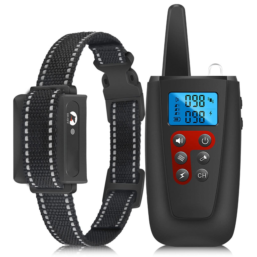 Anti-Barking Collar Rechargeable Waterproof Dog Training Collar with Remote Anti-Barking Device