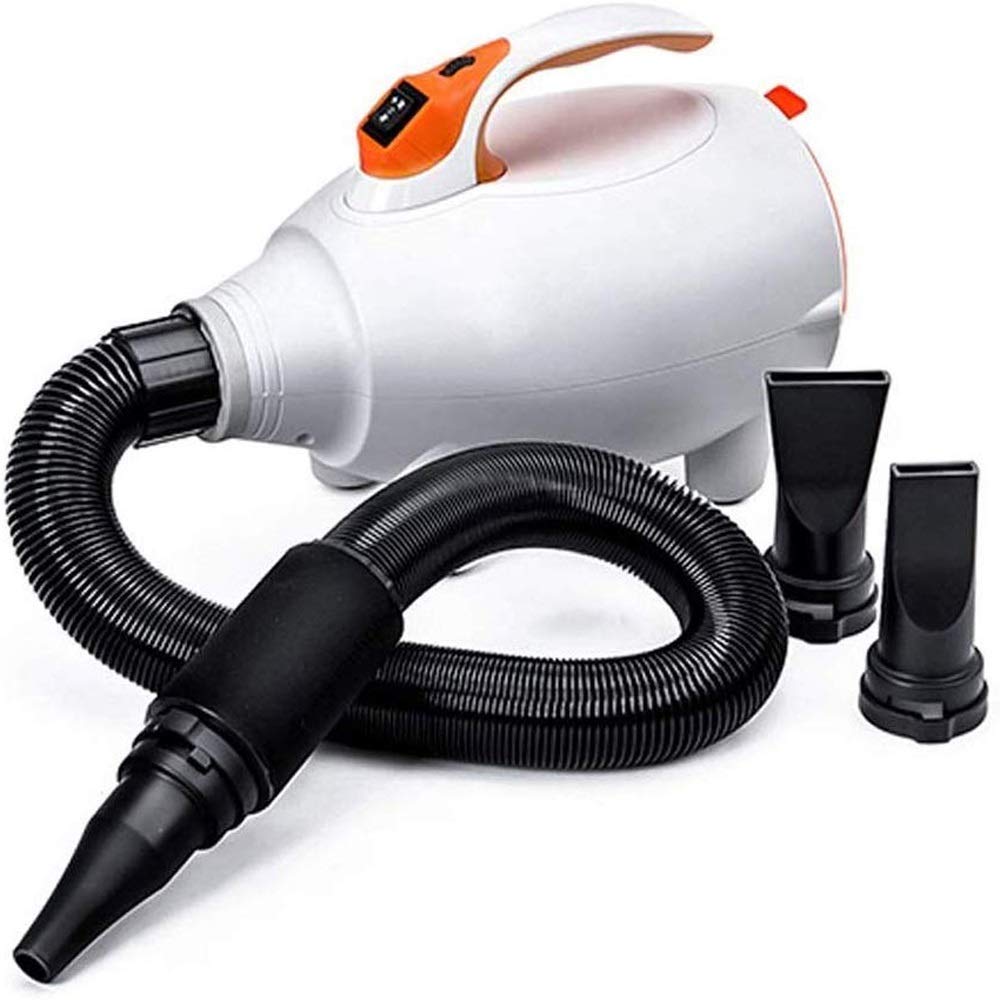 1800W Variable Speed Pet Hair Dryer, High Velocity Hairdryer Blaster Fur Blower Pet Cat Bath Blowing Supplies (Color :Orange)