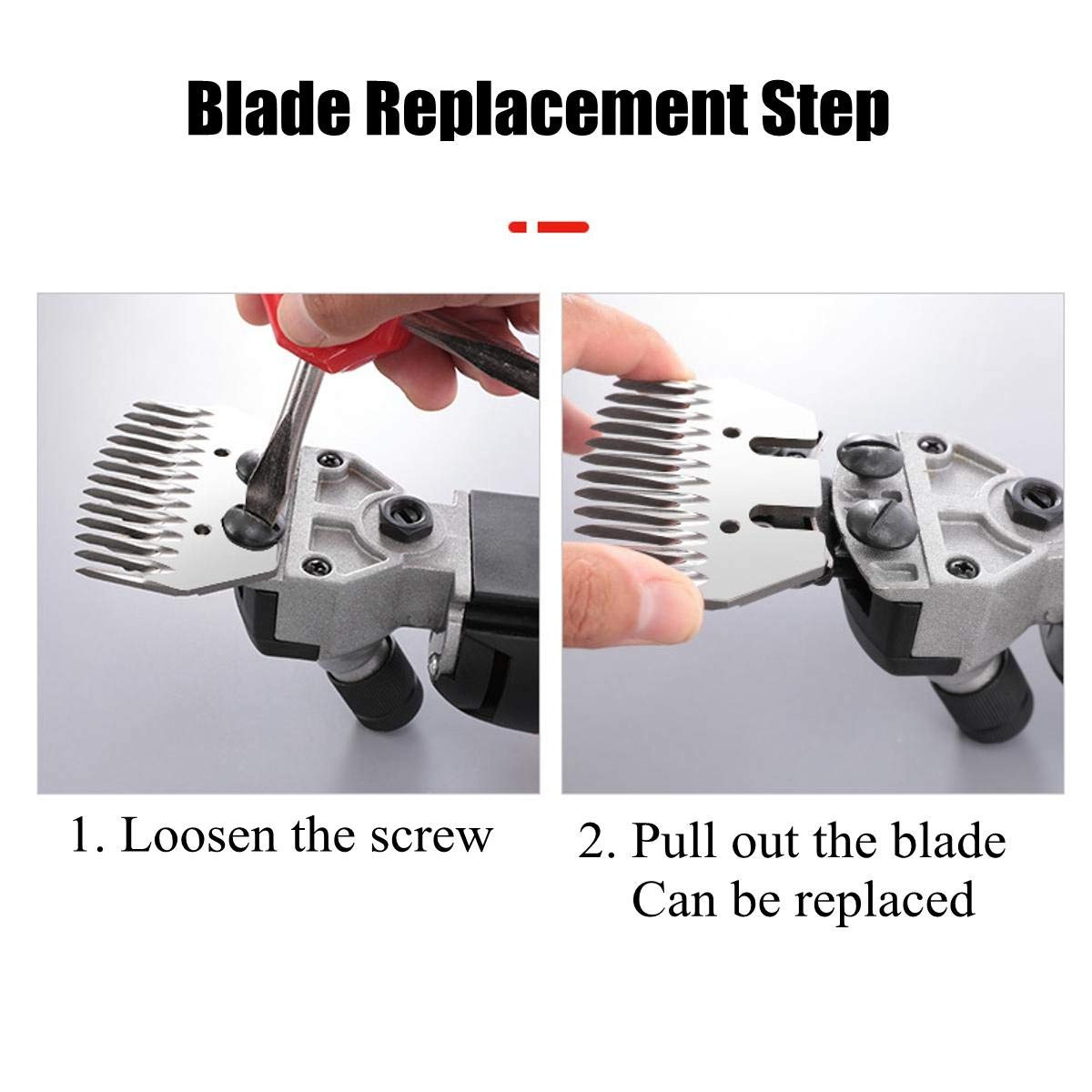1000W Electric Sheep Pet Hair Clipper Shearing Kit,Shear Wool Cut Goat Pet Animal Shearing Supplies Farm Cut Machine