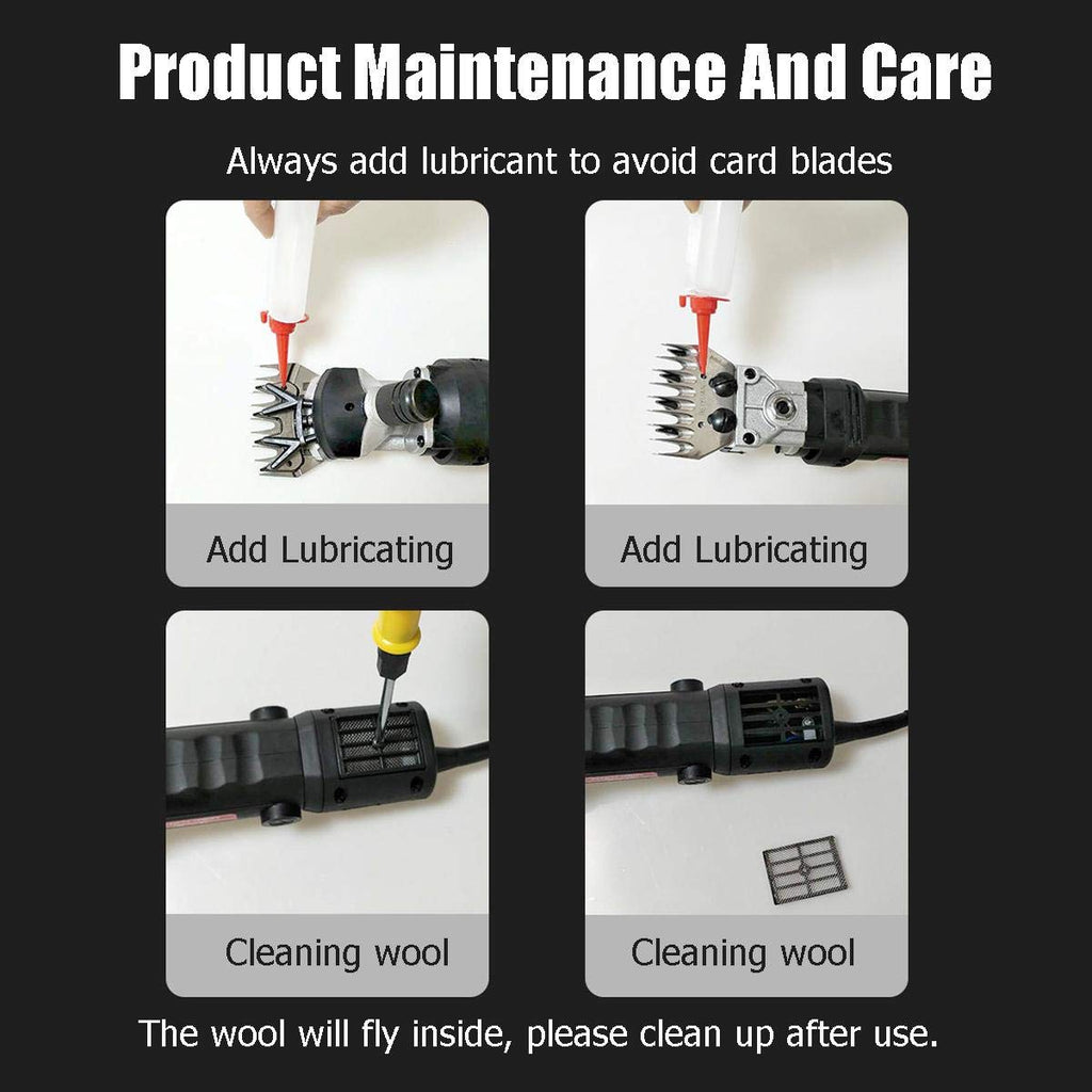 1000W Electric Sheep Pet Hair Clipper Shearing Kit,Shear Wool Cut Goat Pet Animal Shearing Supplies Farm Cut Machine