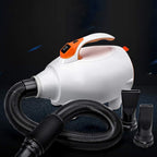 1800W Variable Speed Pet Hair Dryer, High Velocity Hairdryer Blaster Fur Blower Pet Cat Bath Blowing Supplies (Color :Orange)