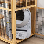 Animal Cage Cat Villa Wood Cage Extra Large Pet Home Indoor Cat Enclosure