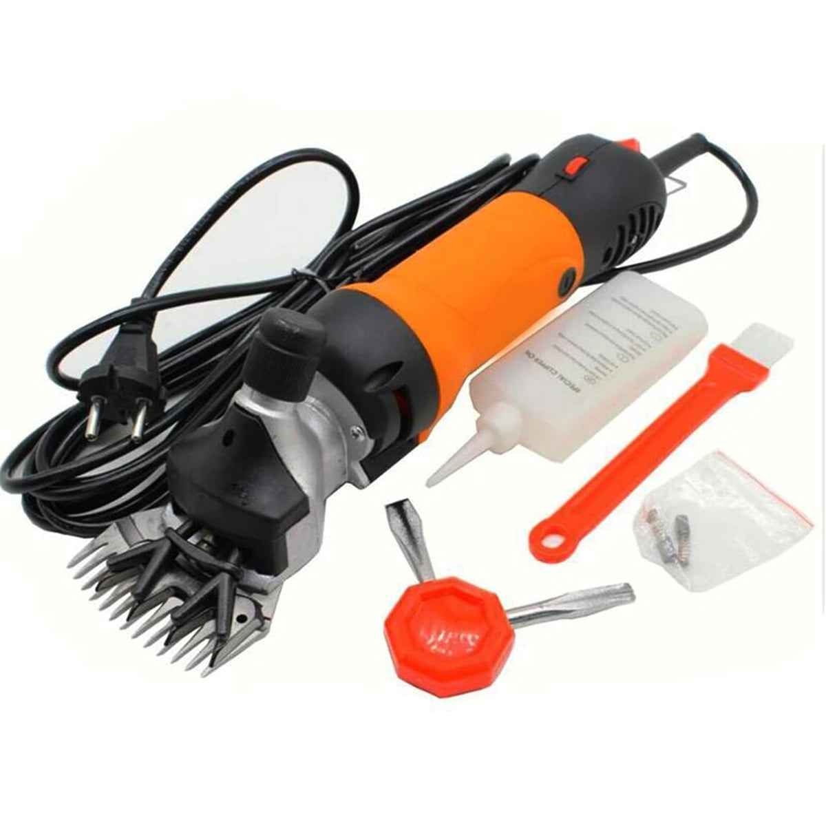1200W Electric Sheep Pet Hair Clipper Shearing Kit,110V/220V Shear Wool Cut Goat Pet Animal Shearing Supplies Farm Cut Machine
