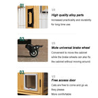 Animal Cage Cat Villa Wood Cage Extra Large Pet Home Indoor Cat Enclosure