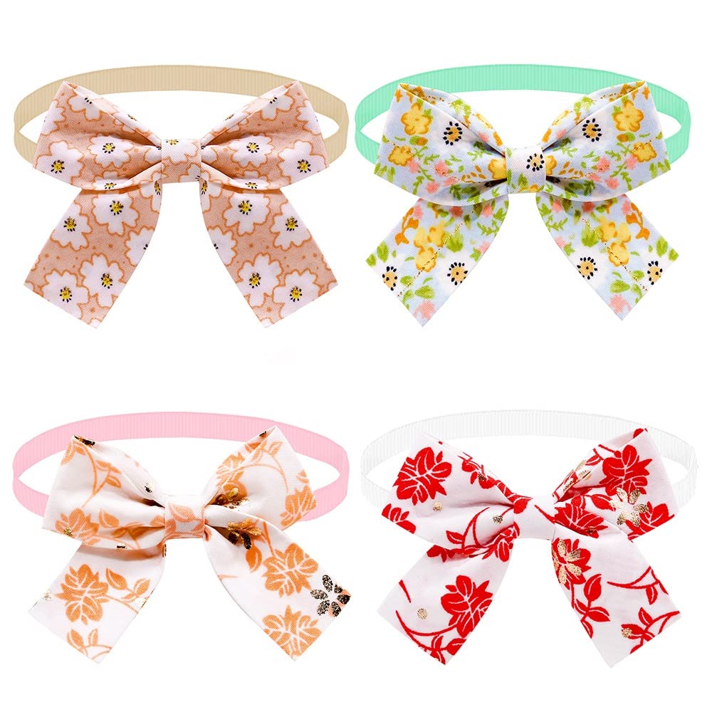100pcs Small Dog Cat Bow Tie Supplies Fashion Accessories Dogs Pets for Bowties Pet Products for