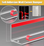 8ft Self-Adhesive Wall Corner Protector, 90° Edge Molding Bumper