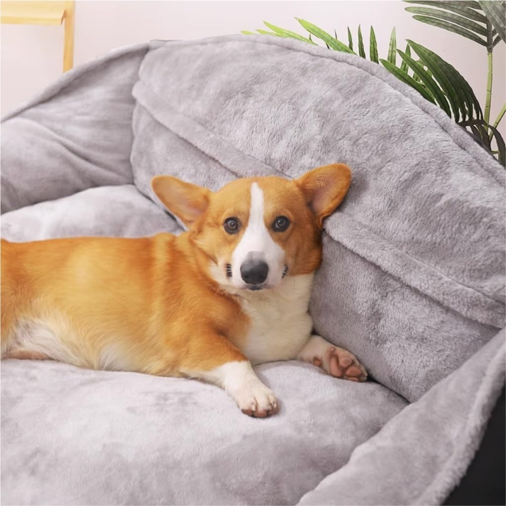 ALLC Dog Bed Kennel Autumn and Winter Soft Warm Large Dog Detachable Washable Dog Mattress Sofa Pet Supplies Cozy Sleeping Pet Bed for Cat and Dog (Color : One Color, Size : 120cm*90cm*43cm)