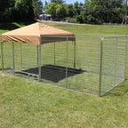 8' X 16' Complete PRO Kennel (Galvanized)