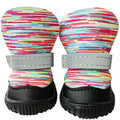 4pcs / Batch Pet Dog Shoes Soft Warm Boots Wear-Resistant Small Medium Dog Pet Supplies (Color : A, Size : Size 4) (A Size 5)