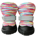 4pcs / Batch Pet Dog Shoes Soft Warm Boots Wear-Resistant Small Medium Dog Pet Supplies (Color : A, Size : Size 4) (A Size 5)