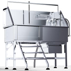 56" Dog Washing Station, 304 Stainless Steel, 600 lb, Side Ramp