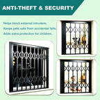 Anti Theft Heavy Duty Security Gate, Collapsible Retractable