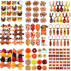 50 Fall Pet Supplies Dog Bandana Thanksgiving Bows Small Bowtie Neckties Collar Accessoreis Hair