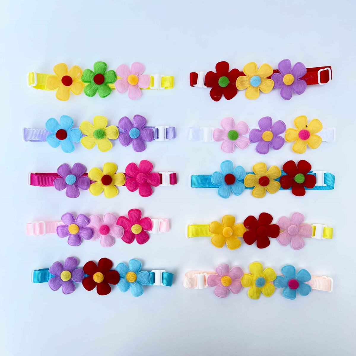 50/100 Pcs New Pets Dog Grooming Supplies Spring Flower Puppy Collar Bow Ties Accessories Cute Dogs Tie Necktie