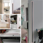 5 10 15 20 30 Pcs Corner Wall Guards & Edge Protectors 8FT, Paintable Drywalls Corner Bumper/ Self Adhesive Wall Edging Trim Strips To Home Office Protect Walls, Dog Chewing Damage(White 25 PCS)