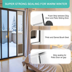 Aluminum Dog Door for Sliding Glass Door, Large