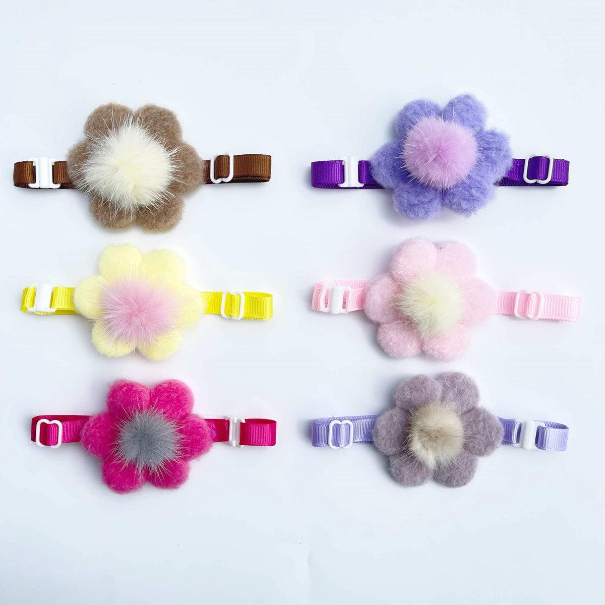 50/100 pcs Flower Puppy Dog Cat Bow Ties Necktie Cute Pets Bowties Supplies Grooming for Small Dogs
