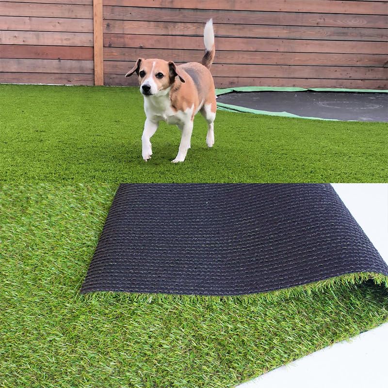ALTRUISTIC Pet Artificial Grass Mat Customized Sizes,7 x 90 Feet Synthetic Fake Grass Astro Turf Indoor Outdoor Garden Lawn Landscape Faux Grass Rug with Drainage Holes,Puppy Pee Pad for Dogs