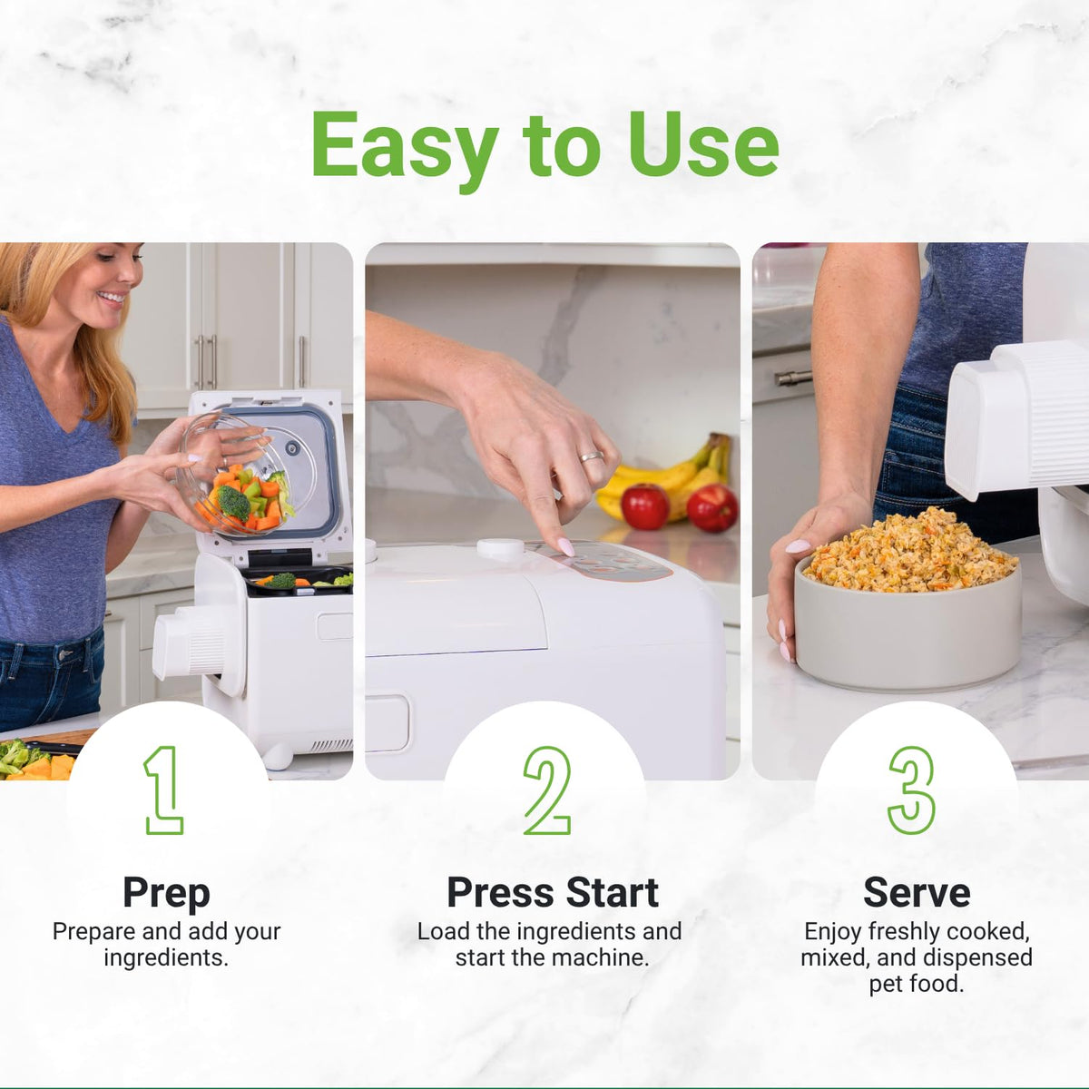 4-in-1 Pet Food Maker/Multi-Cooker- 4.5 Quart Capacity