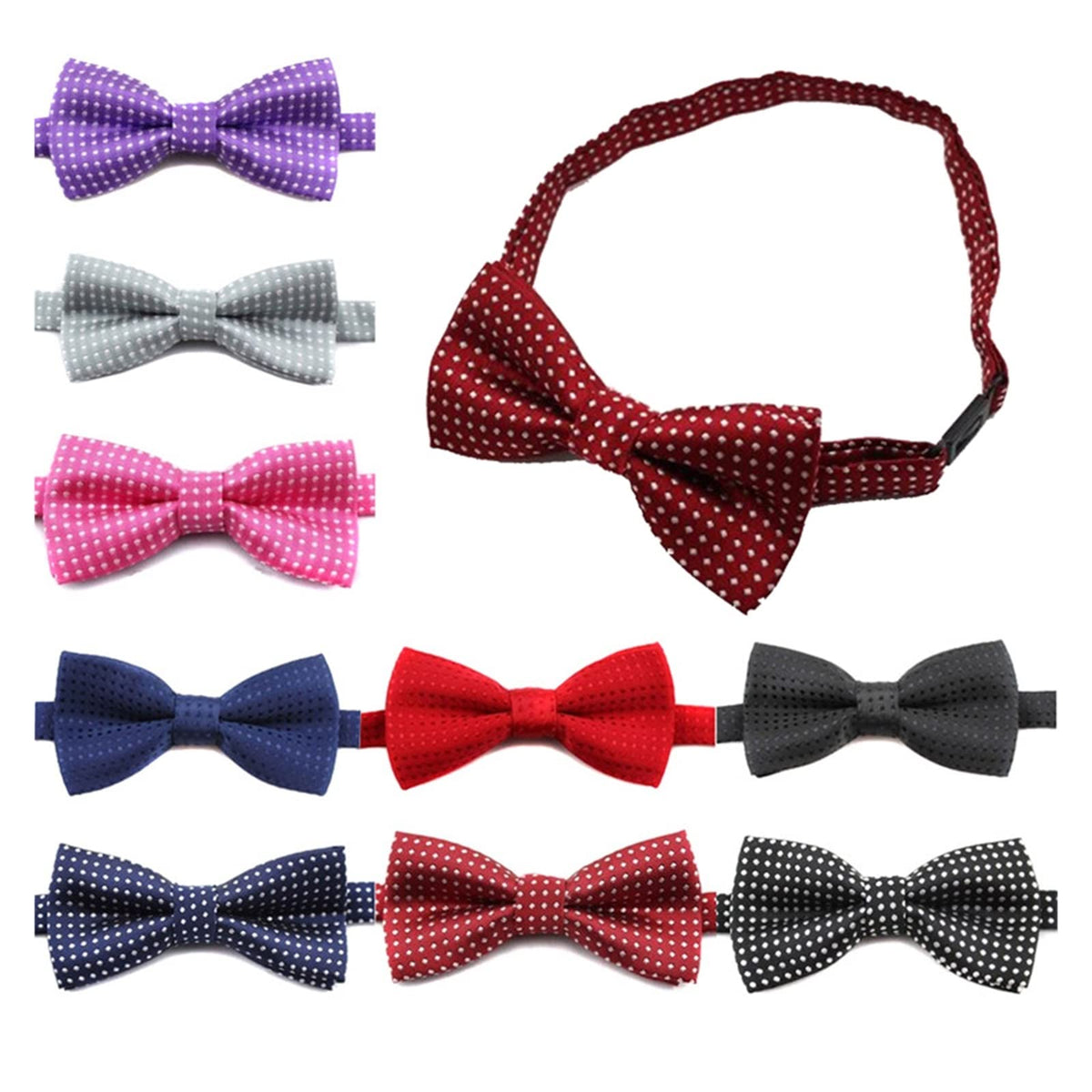50/100 pcs/lot Mix Color Wholesale Dog Accessories Pet Grooming Product Adjustable Cat Bow Tie Bows Multicolour Supplies