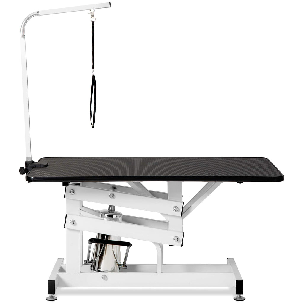 42" Z-Lift Hydraulic Dog Cat Pet Grooming Table Heavy Duty Big Size with Adjustable Arm Noose