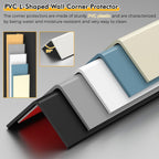 5 10 15 20 30 Pcs Corner Wall Guards & Edge Protectors 8FT, Paintable Drywalls Corner Bumper/ Self Adhesive Wall Edging Trim Strips To Home Office Protect Walls, Dog Chewing Damage(White 25 PCS)