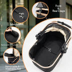 3 in 1 Pet Stroller with Detachable Carrier for Small Dogs and Cats, Khahi