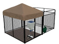 8' X 12' Ultimate Dog Kennel Standard (Powder-Coated)