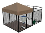 8' X 12' Ultimate Dog Kennel Standard (Powder-Coated)