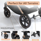3 in 1 Pet Stroller with Detachable Carrier for Small Dogs and Cats, Khahi